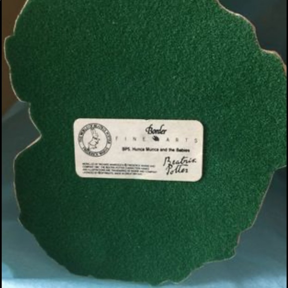 *Rare* Beatrix Potter “Hunca Munca and the Babies” Border Fine Arts Figurine - Picture 7 of 8